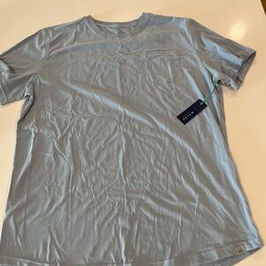 Stylish Sky Blue Crew Neck Tee